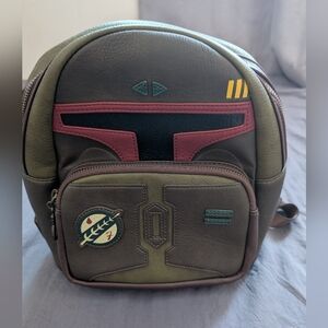 Loungefly Olive and Maroon Star Wars Backpack